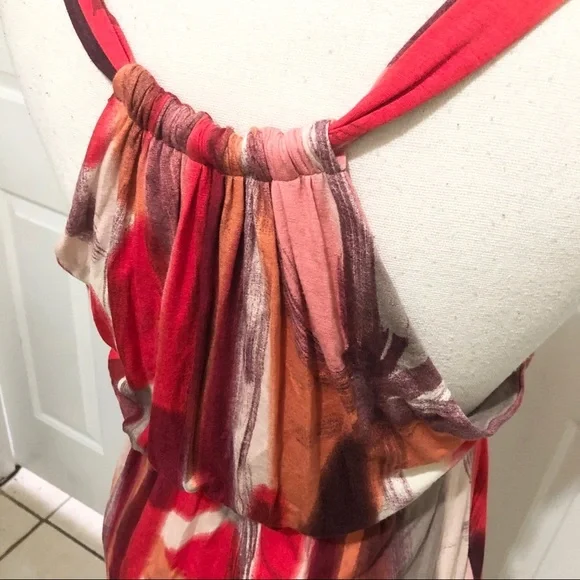 Weston Wear Red Abstract Sleeveless Dress - Picture 5 of 8